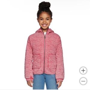 Lucky Brand Light Weight Full Zip Quilted Hoodie - Youth M (10/12)